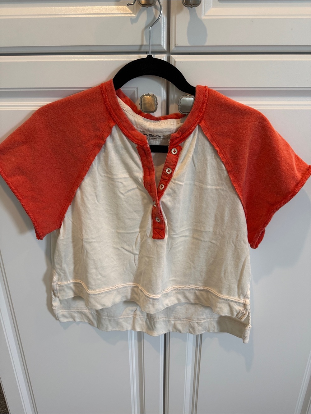 Free People Cropped Henley